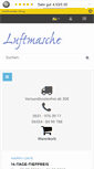 Mobile Screenshot of luftmasche.de